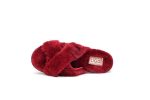 Crossed UGG Sliders Online Hot Sale