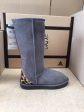 GREY   LEOPARD TALL UGG BOOTS For Cheap