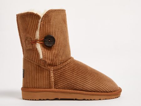 Women s Corduroy Burleigh Button Mid Discount