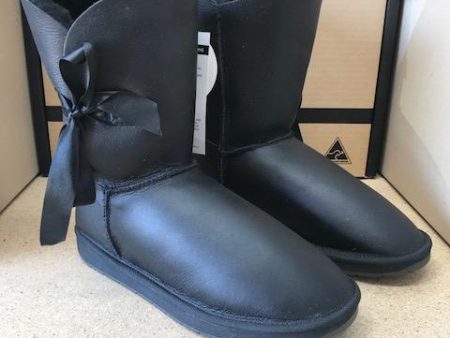 BLACK NAPA BETTY BOW UGG BOOTS Hot on Sale