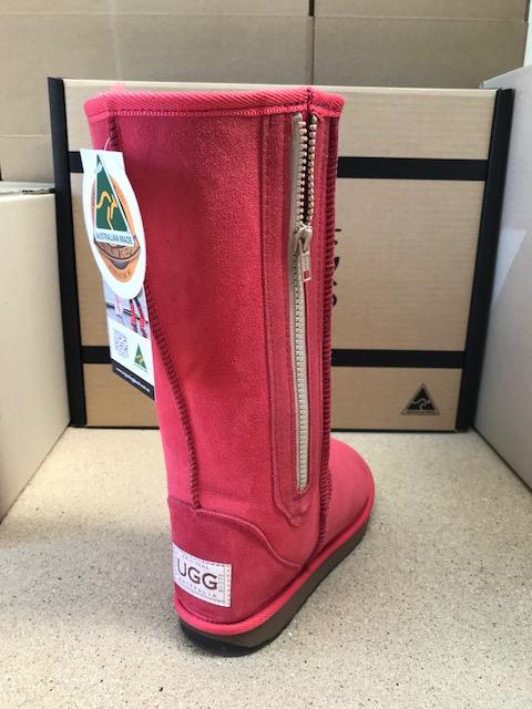 TOMATO TALL ZIP BOOTS Sale