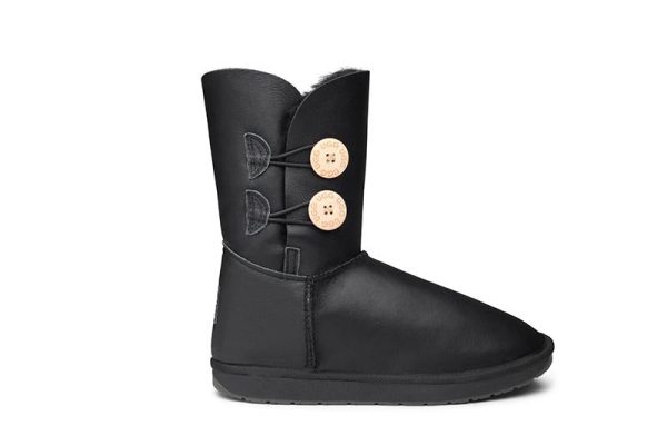 Double Button UGG Boots - Limited Edition Fashion