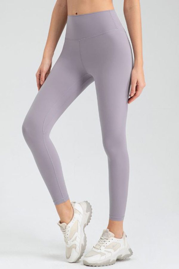 Wide Waistband Slim Fit Active Leggings Cheap