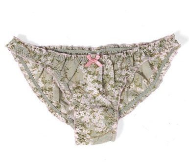 Cherry Blossom Sage Frilled Knickers Online Sale