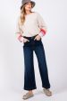 SAGE + FIG High Waist Wide Leg Jeans Discount