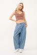 And The Why Elastic Back Pleated Baggy Jeans For Discount